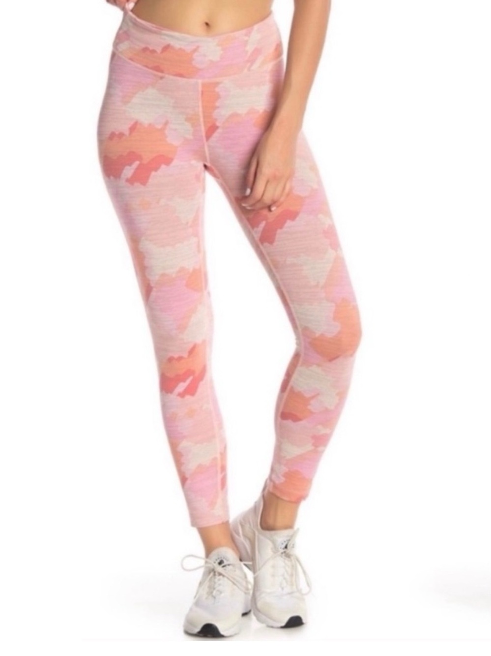 ☀️ 3/$25 Outdoor Voices Coral Stroke Techsweat Flex 7/8 Leggings Small